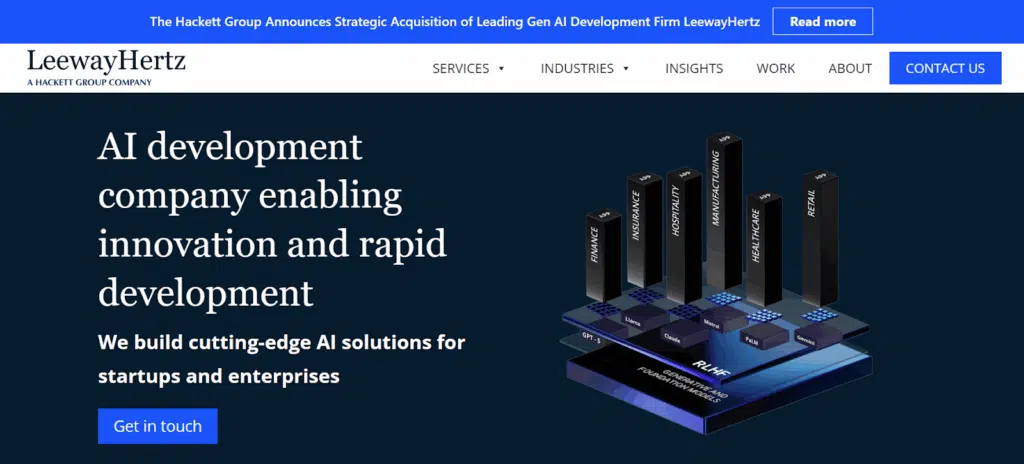 LeewayHertz home page