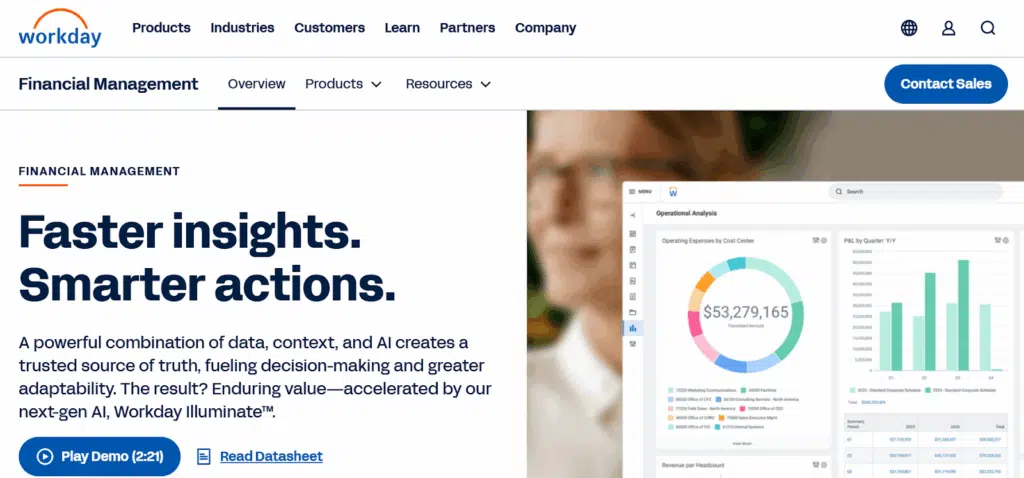 Workday homepage