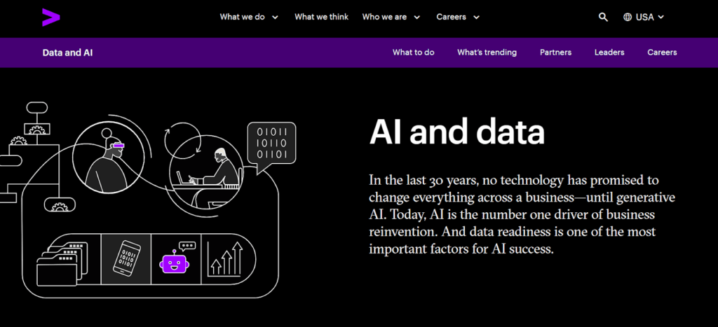 Accenture home page