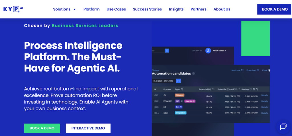 KYP.ai’s home page